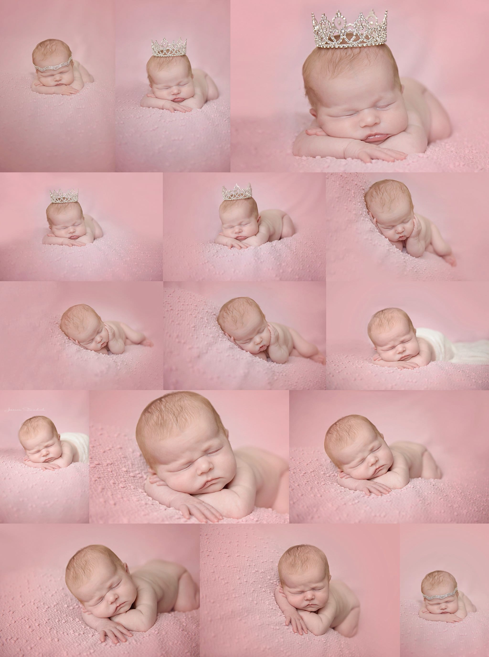 pretty in pink newborn princess